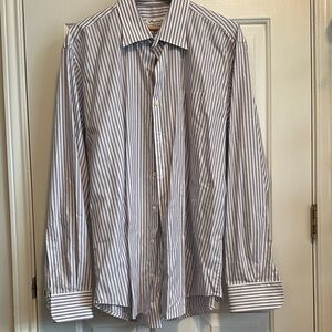 Peter Millar Classic Striped Dress Shirt